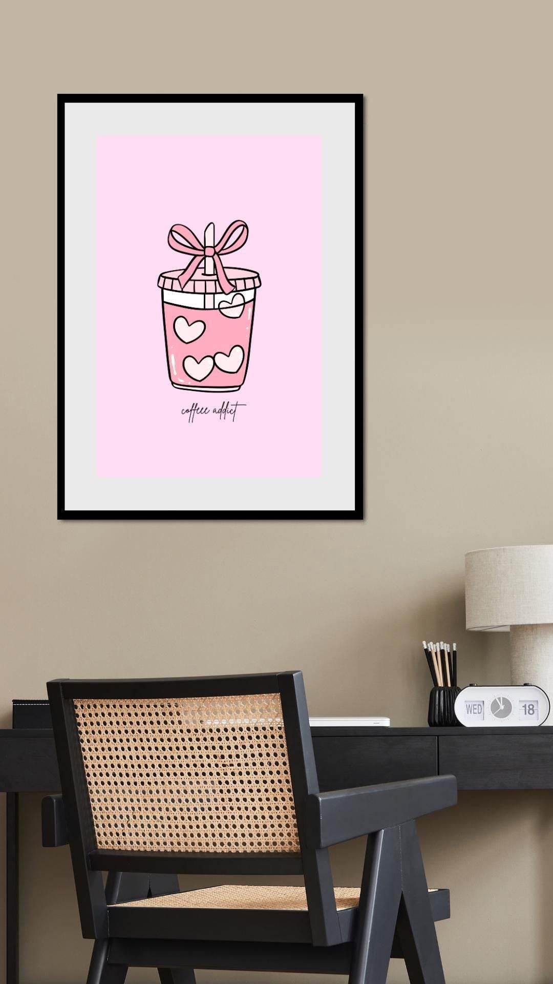Aesthetic Coffee Wall Art Digital Download Digital product aesthetic-coffee-wall-art-digital-download-black-frame-office-wall-art My Store
