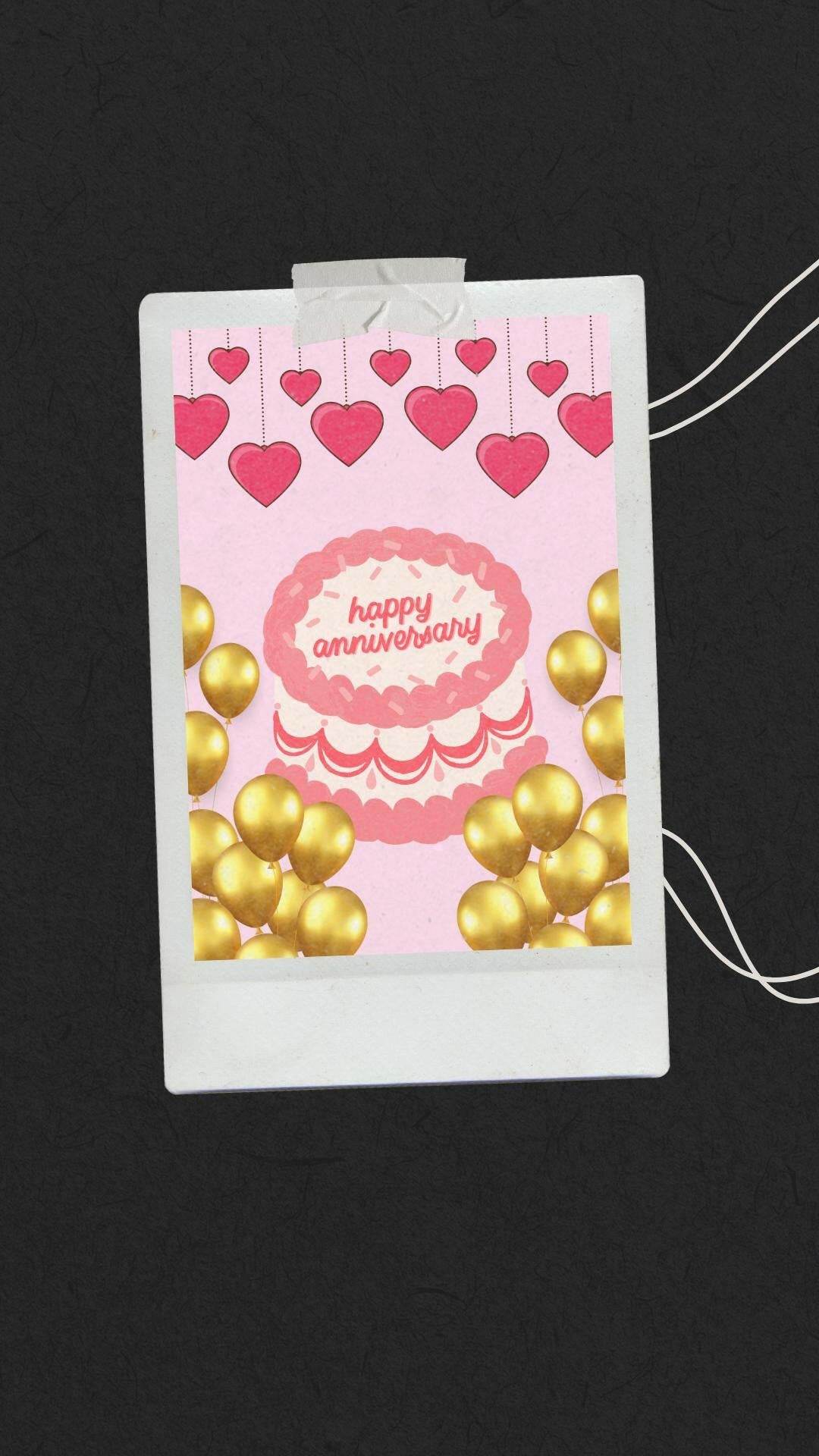 Happy Anniversary Printable Decor - Digital Download Digital product happy-anniversary-printable-decor-polaroid-photo-style-mockup My Store