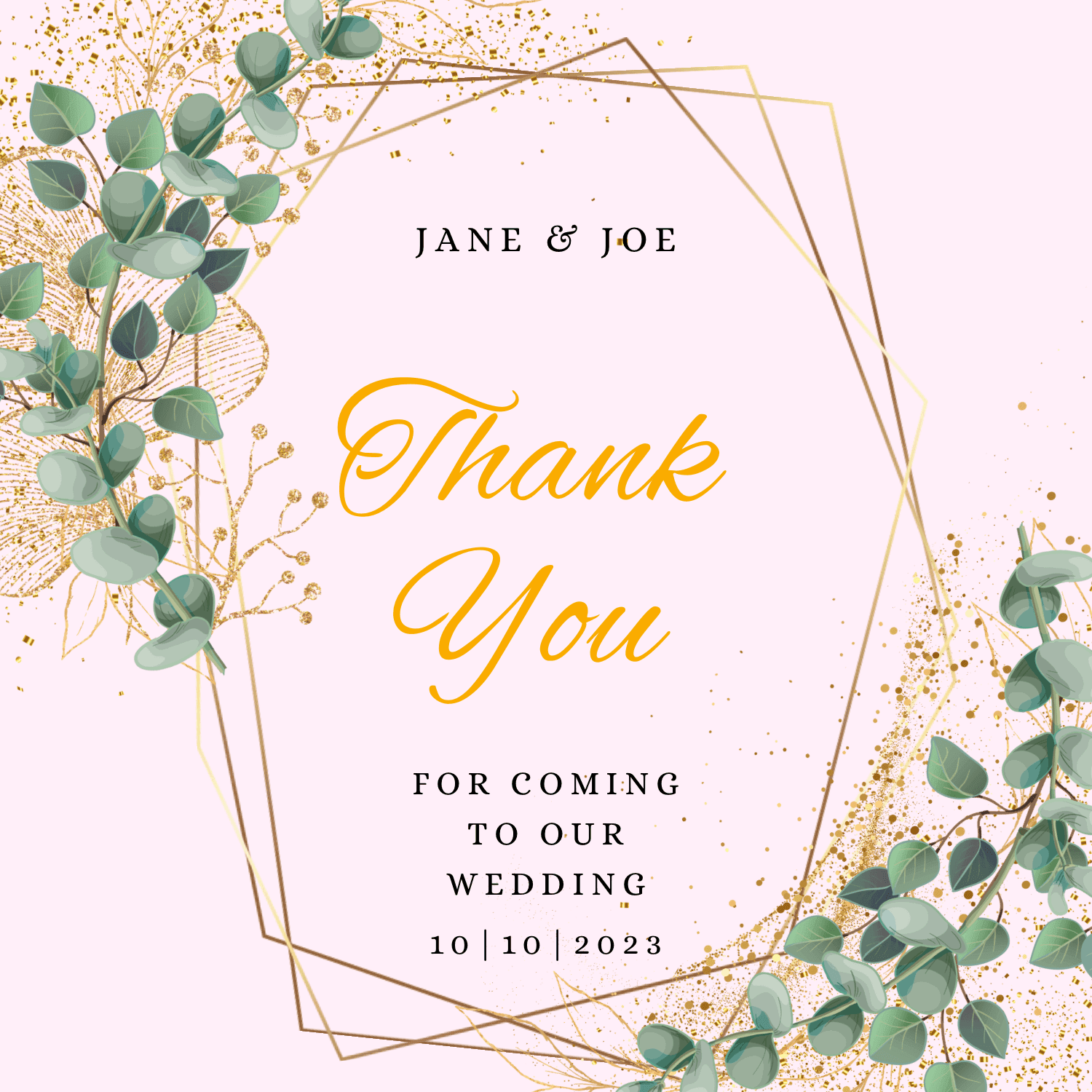 Customizable Printable Card Templates for Elegant Occasions - GirlyDesignUS