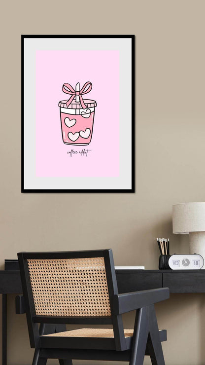 Aesthetic Coffee Wall Art Digital Download Digital product aesthetic-coffee-wall-art-digital-download-black-frame-office-wall-art My Store