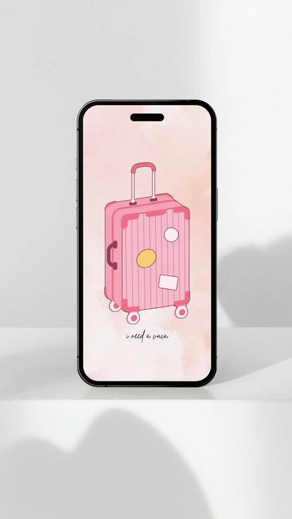 Aesthetic Digital Travel Poster Download Digital product aesthetic-digital-travel-poster-download-phone-screen-mockup My Store