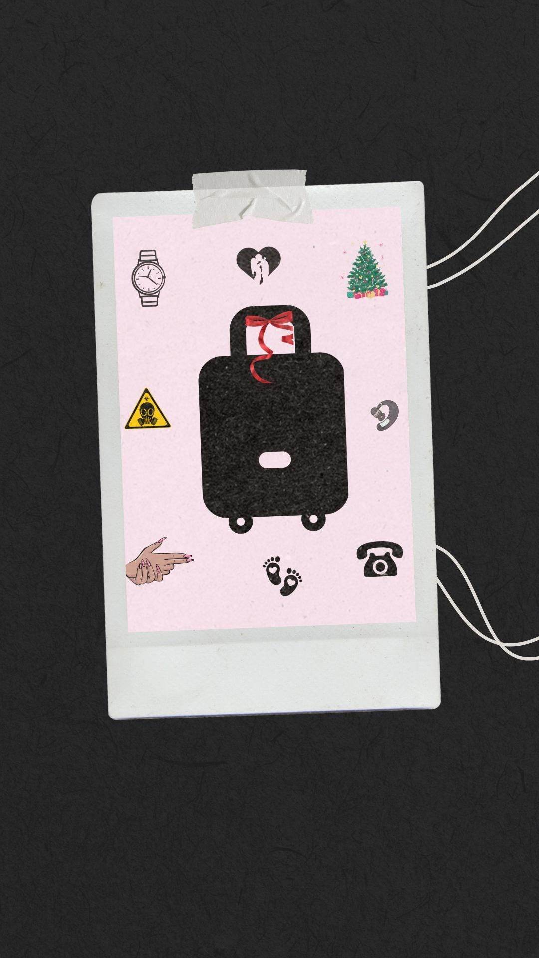 Carry-On Poster Digital Download Art Print Digital product carry-on-poster-digital-download-polaroid-style-poster My Store