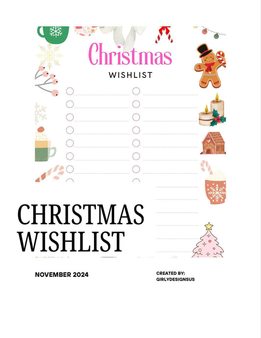 Christmas Wishlist for Kids and Adults Digital Planner Digital product girlydesignsus-christmas-wishlist-for-kids-and-adults-list-template-page1 My Store