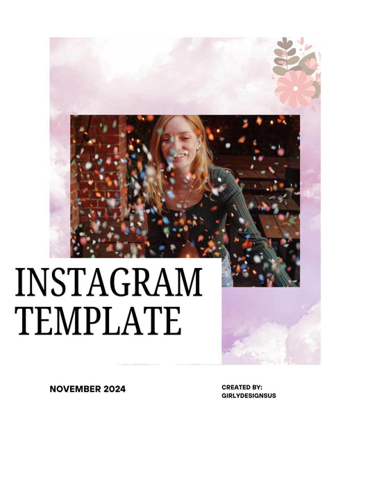 Whimsical Instagram Story Template by My Store Digital product girlydesignsus-whimsical-instagram-story-template-celebration-photo My Store