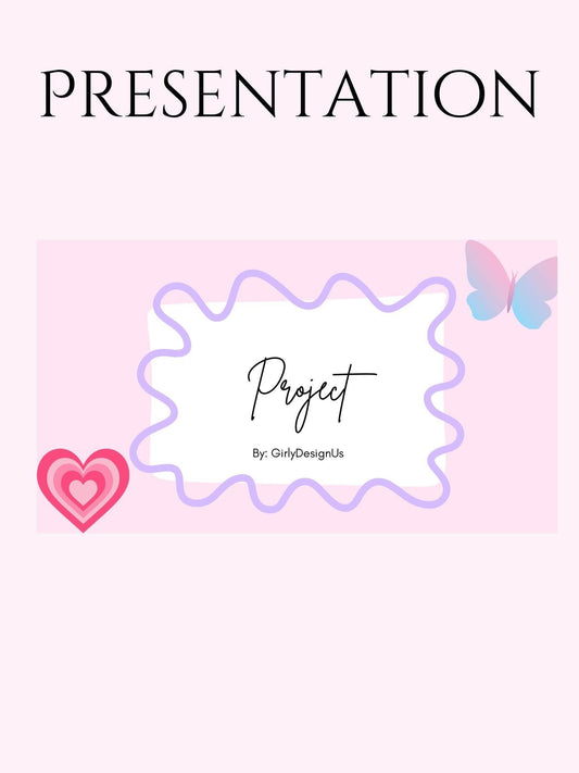 Aesthetic Presentation Slides for School - Cute & Trendy Digital product girlydesignus-aesthetic-presentation-slides-for-school-project-cover My Store