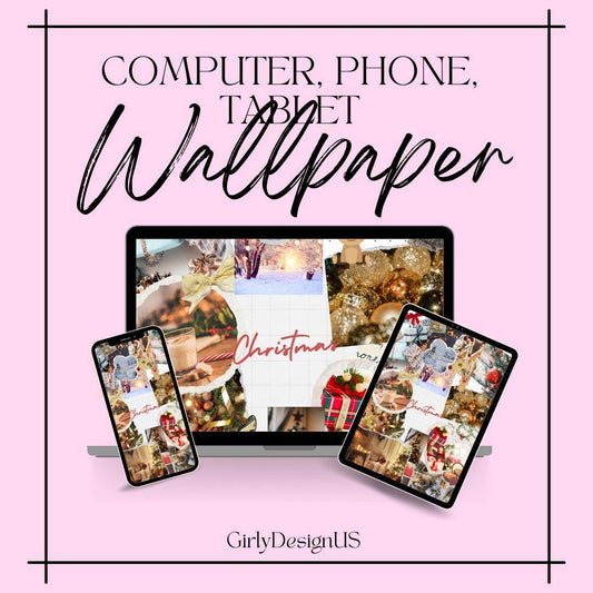 Cozy Holiday Desktop Background for Computer & Tablet Digital product girlydesignus-cozy-holiday-desktop-background-laptop-phone-tablet My Store