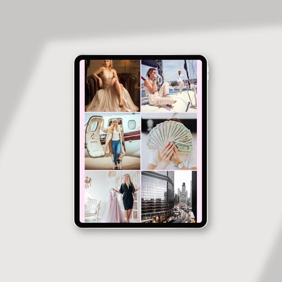 Luxury Lifestyle Wallpaper Digital Download Digital product girlydesignus-luxury-lifestyle-wallpaper-ipad-flatlight-shadow-background My Store